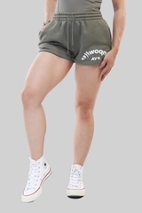 QUẦN SHORT NỈ EMPOWHER - XANH RÊU