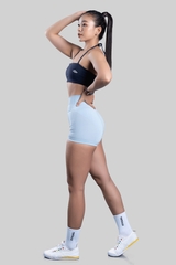 Áo Bandeau Lotus - Peageant Blue