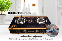 Bếp ga đôi Sunhouse