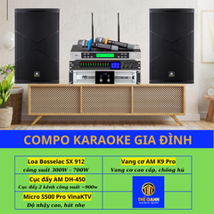 Bộ dàn karaoke gia đình SX 912