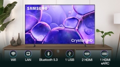 Smart Tivi Crystal UHD Samsung 4K 43 inch UA43U8500F
