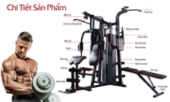 GIÀN TẠ ĐA NĂNG TECH FITNESS TF 89