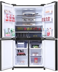 Tủ lạnh Sharp Inverter 525 lít Multi Door SJFXP 600VGBK