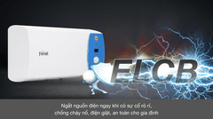 Bình Nóng Lạnh Ferroli 30 lít 2500W Verdi 30AE