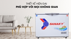 Tủ đông Sanaky 2 Ngăn Đông Mát 280 lít VH-4099W1