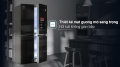 Tủ lạnh Sharp Inverter 401 lít Multi Door SJFXP 480VGBK