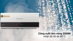 Bình nóng lạnh Ariston Slim3 SL3 20 RS AG+ VN bình ngang 20 lít