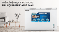 Tủ đông Hòa Phát 2 Ngăn Đông Mát 245 lít HCF 606S2Đ2