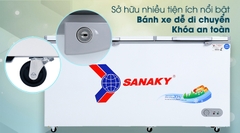 Tủ đông Sanaky 2 Ngăn Đông Mát 485 lít VH-6699W1