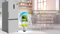 Tủ lạnh Aqua Inverter 260 lít AQR I298EB SW