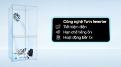 Tủ lạnh Aqua Inverter 469 lít Multi Door AQR M536XA(GB)