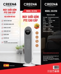 Máy sưởi gốm 2000w Creen CR H79C