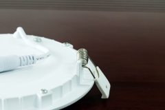 Đèn LED downlight siêu mỏng 9W phi 135mm ,as trắng NANOCO