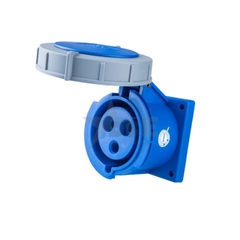 Ổ Cắm Cố Định Lắp Âm 1 Pha 3 Cực 32A IP67 MPN-3232 MPE