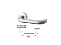 Tay nắm cửa Yale ATL-010 US32D