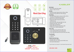 Khóa cửa cổng Kassler KL579 I