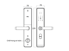 Khóa cửa thông minh Demax EL-C88 GB