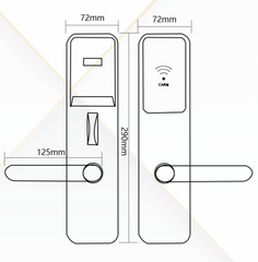 Khóa cửa khách sạn Kassler KL-282BL