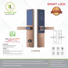 Khóa cửa gỗ Kassler KL-567 CNC Copper