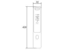 Khóa cửa gỗ Demax SL899 GC