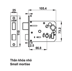 Khóa điện tử Hafele EL7200 - TC 912.20.563