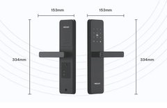 Khóa cửa gỗ Hexa HX12 ĐEN