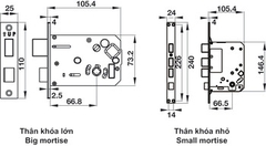 Khóa cửa điện tử Hafele EL7500 - TC thân nhỏ (912.20.550, 912.20.552, 912.20.554, 912.20.556, 912.20.558)