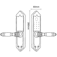 Khóa vân tay đại sảnh Kassler KL-919
