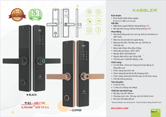 Khóa cửa gỗ Kassler KL-608 CNC
