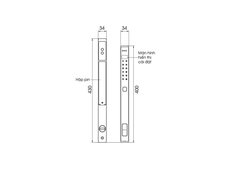 Khóa cửa nhôm Demax EL-MS908 AC CNC WIFI