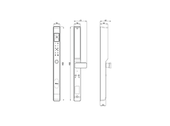Khóa cửa nhôm Demax EL-A908 WIFI ID