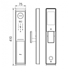 Khóa cửa thông minh Demax EL-C910CB CNC