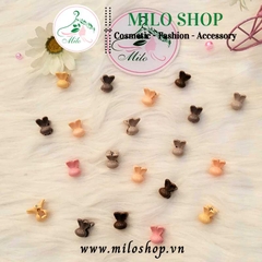 Cột tóc - kẹp tóc mini cho bé gái nhiều mẫu (set 10 cái)
