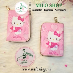 Ví ngắn cầm tay họa tiết Hello Kitty