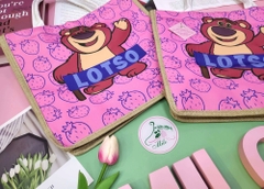 Túi cói gấu dâu Lotso cute size to