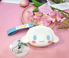 Móc khóa ví đựng tiền xu, thẻ hình hoạt hình cute