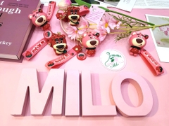 Móc khóa gấu dâu Lotso cute