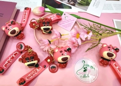 Móc khóa gấu dâu Lotso cute