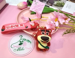 Móc khóa gấu dâu Lotso cute