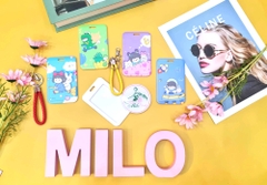 Thẻ tên hoạt hình cute nhiều màu có móc khóa
