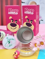 Ly giữ nhiệt gấu dâu Lotso full charm gấu - Pop Coffee Tumbler 450ml