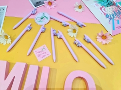 Bút bi thỏ màu tím cute