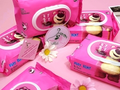 Khăn giấy ướt gấu dâu Lotso (bịch) - Phú Đạt