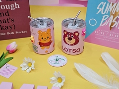 Ly giữ nhiệt hoạt hình Disney kèm charm - 350ml