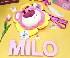 Túi xách đeo chéo gấu dâu Lotso bông hoa hướng dương