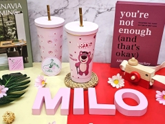 Ly giữ nhiệt gấu dâu Lotso - 750ml (Thái Lan)