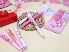 Set 6 bút bi gel gấu dâu Lotso