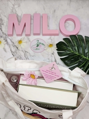 Túi tote Canvas gấu dâu Lotso cao cấp (có khóa kéo)
