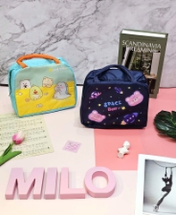 Túi đựng giữ nhiệt chống nước đựng cơm họa tiết hoạt hình cute