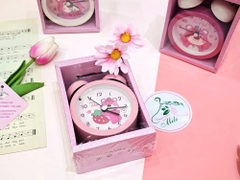 Đồng hồ báo thức gấu dâu Lotso - Honey Time Pink Bear (có đèn)